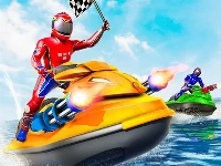 Jet ski boat racing 2020