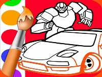 Kids coloring book for boys