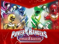 Power rangers match 3 puzzle