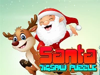 Santa jigsaw puzzle game