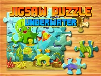 Underwater jigsaw puzzle game