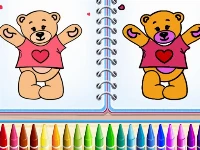 Cute teddy bear colors