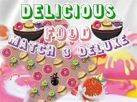 Delicious food match 3 deluxe