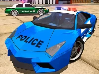 Police drift car driving stunt game