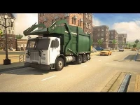 Garbage truck city simulator