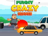 Funny crazy runner