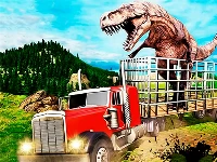 Jurassic dino transport truck