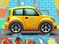 Kids car wash service auto workshop garage