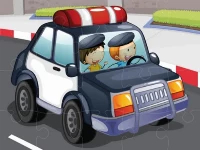 Police cars jigsaw game