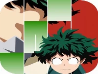 Hero academia boku anime manga piano tiles games