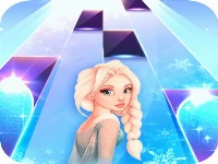 Elsa game piano tiles : let it go