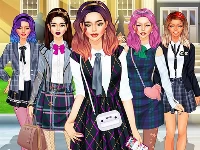 College girls team makeover - girls