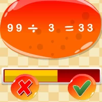 True and false math game