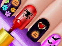 Glow halloween nails - polish & color