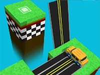 Blocky taxy zigzag