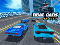 Real cars in city