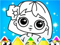 Coloring-dolls-game