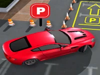 Luxury car parking 3d