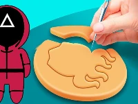 Squid game cookie puzzle