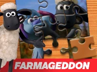 A shaun the sheep movie farmageddon jigsaw puzzle