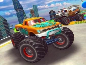 Crazy monster jam truck race game 3d