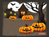 Haunted halloween hidden object