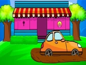 Orange car escape 2