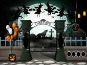 Halloween cemetery escape 2