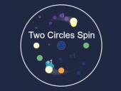 Two circles spin