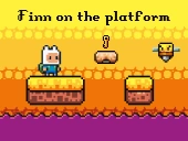 Finn on the platform