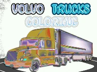 Volvo trucks coloring