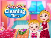 Baby hazel cleaning time