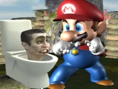 Super spy mario vs skibidi toilet