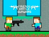 Friends battle gunwars