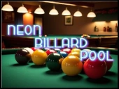 Neon billard pool