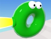 Bouncy blob race: obstacle course