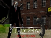 Slenderman lost at school