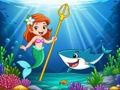 Princess vs shark