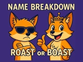 Name breakdown roast or boast