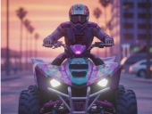 Quad bike racing game