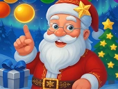 Christmas bubble shooter game