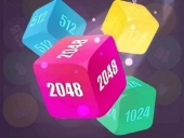 2048 shoot merge number 3d