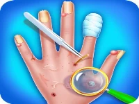 Fun baby care kids game - hand skin doctor