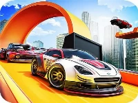 Extreme mega ramp race : ramp stunt car games