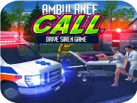 Ambulance call drive siren game