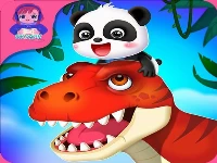 Baby panda’s dinosaur planet - game online